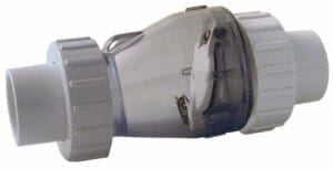 Valterra terugslagklep transparant 50mm